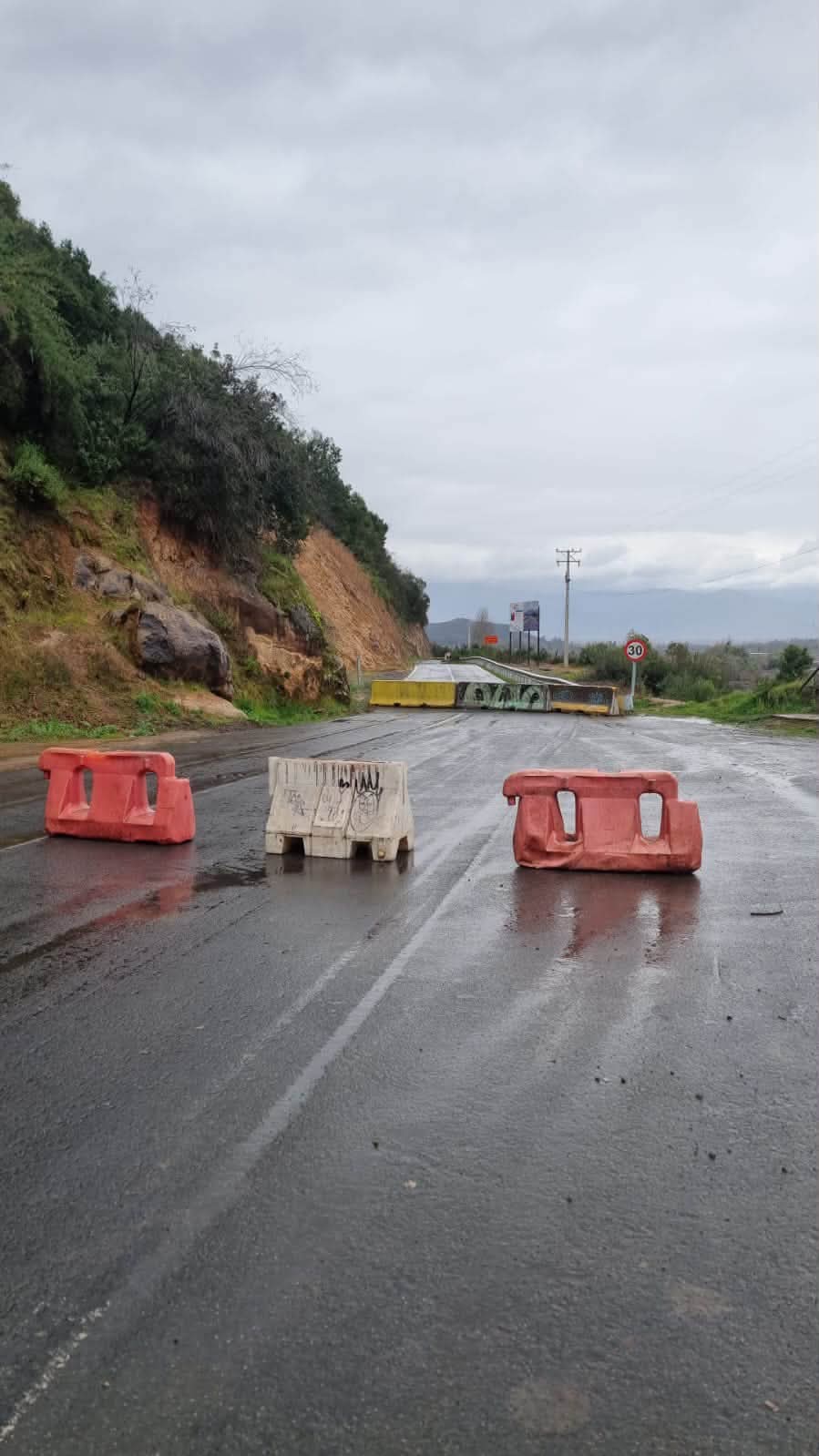 Cierran Camino Interno Lo Moscoso en Coltauco por trabajos de reparación